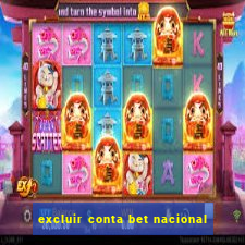 excluir conta bet nacional